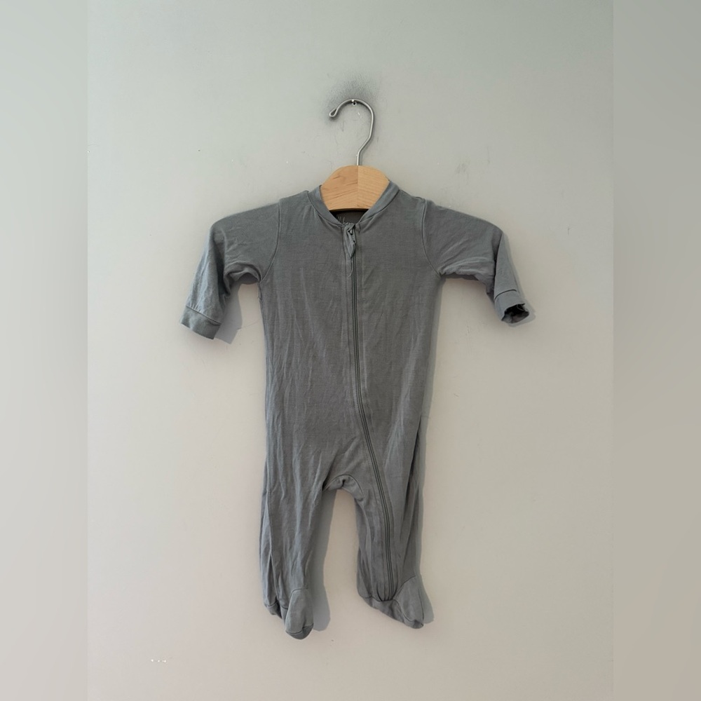 $12 ADD ON Milkberry little Sleepies footie Baby Boy Bamboo Sleeper‎ 0-3M Kyte